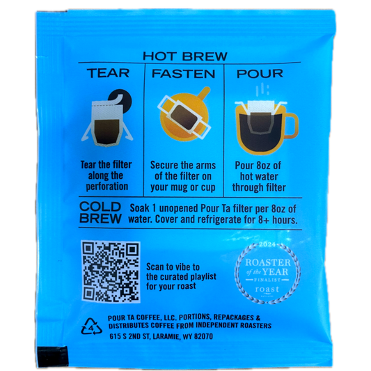 "Ear Candy" Natural Processed Ethiopia - Single Serve Pourover